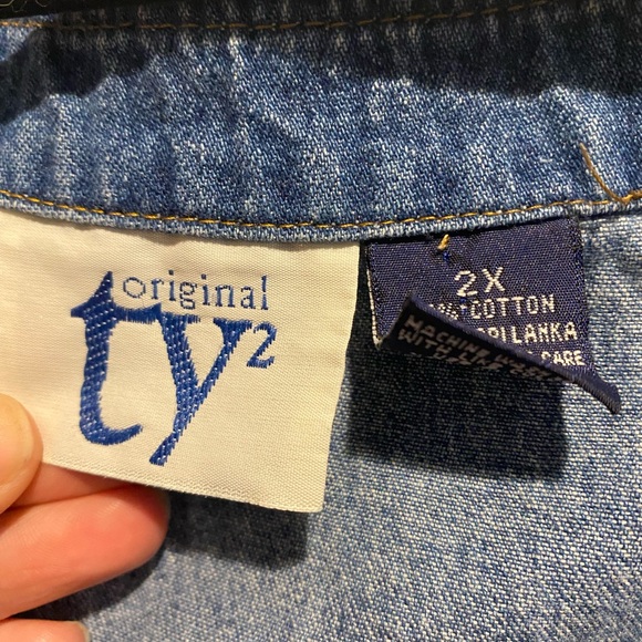 TY Original Vintage Denim Dress - Picture 3 of 4